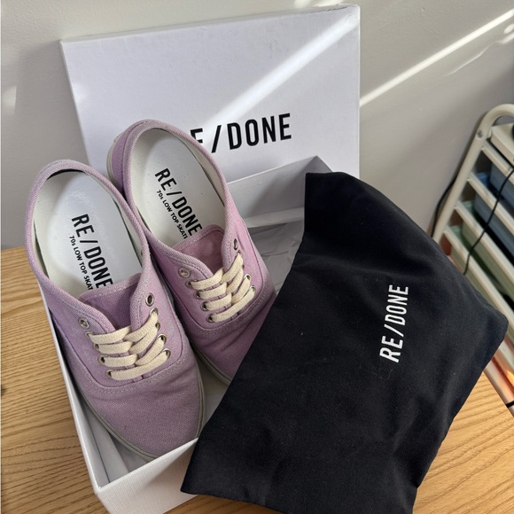 RE/DONE ✨new with box✨ '70s Skate low-top sneakers faded lilac - size 39 / 8.5 - Picture 8 of 15